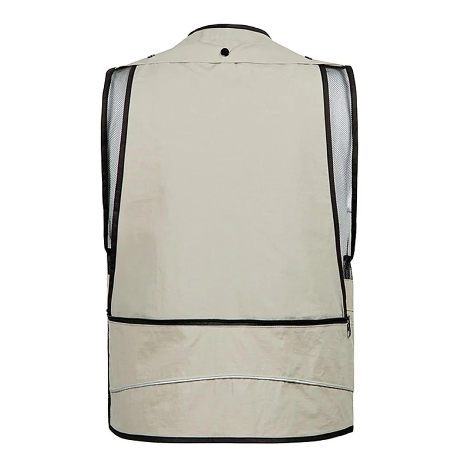 Weste Vest Männer Mesh Ärmellose Weste Mit Vielen Taschen Männlich Lässig Schwarze Jacke Herren Multi Pocket Weste