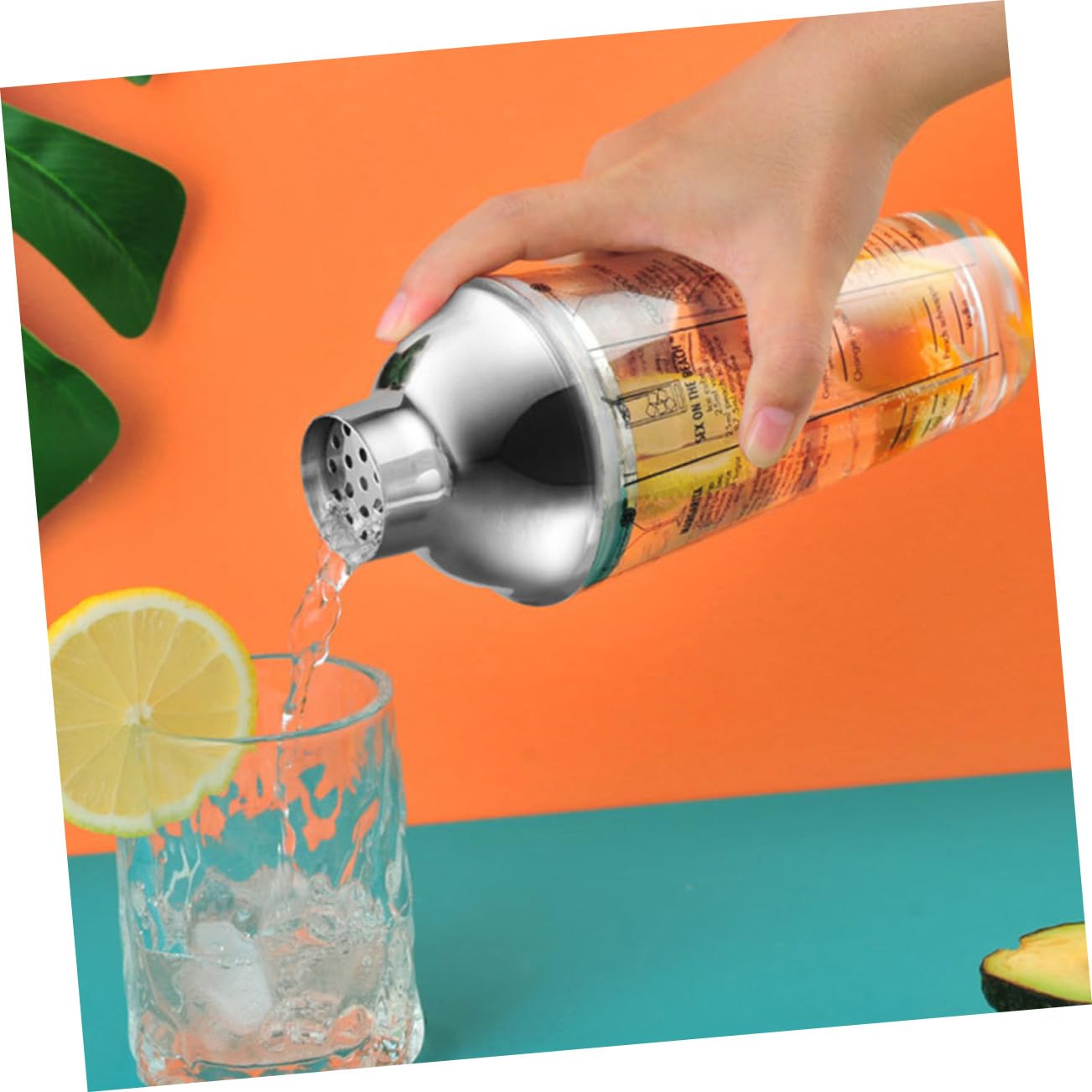 Ipetboom Attrezzature per Mixologia in Acciaio Inossidabile Shaker per Cocktail Strumenti per Cocktail e Mixologia Colore Casuale