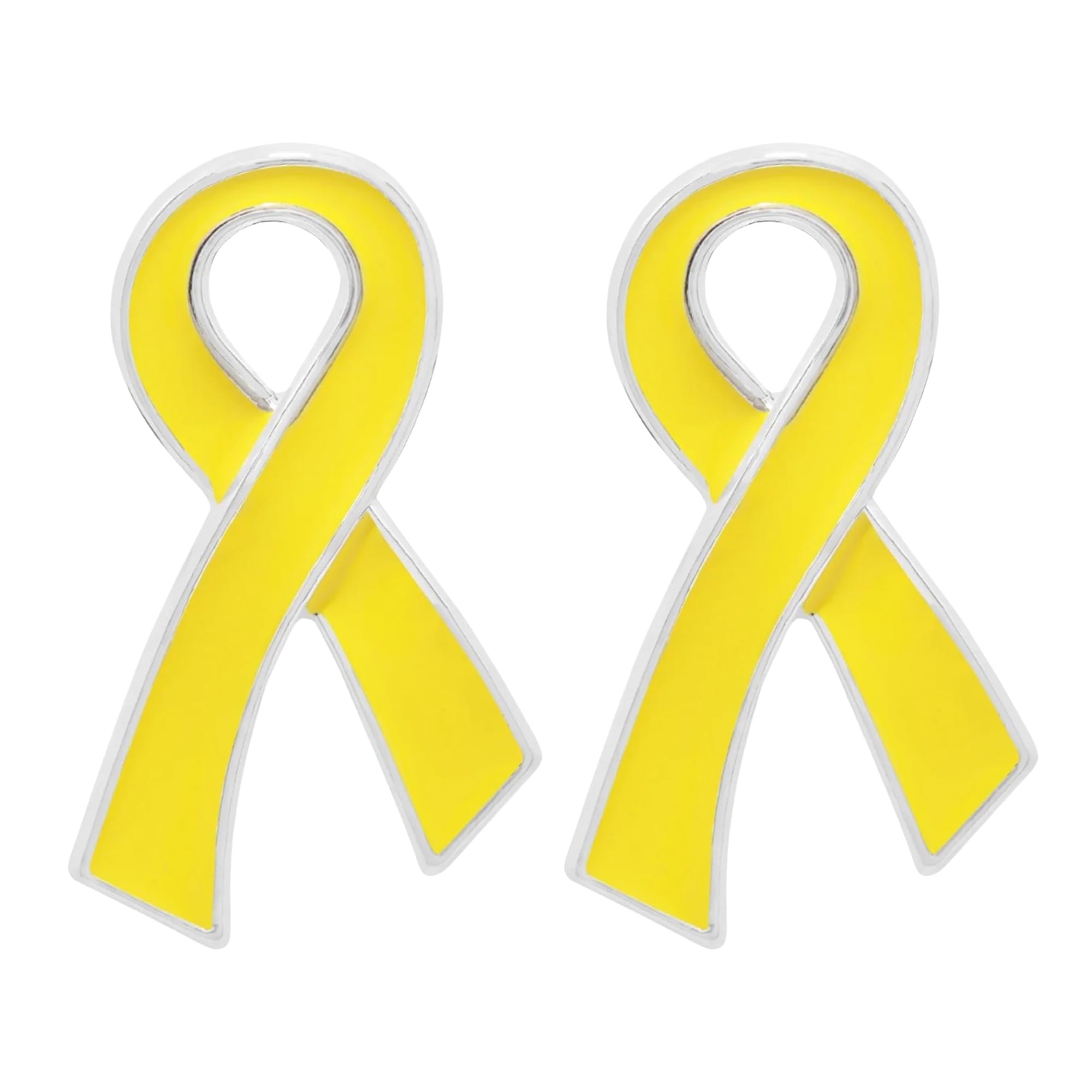 Ribbon Pins 1/5/25/100 for Cancer &amp; Disease Awareness - Various Causes - Bulk Quantities Available for Support Groups and Fundraising