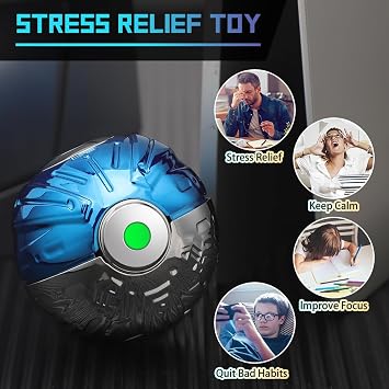 Fidget Spinner for Child Adults Heavy Metal Gyro Desk Toy for Stress Relief Halloween Christmas Birthday Gift Bag Filler Party Favour