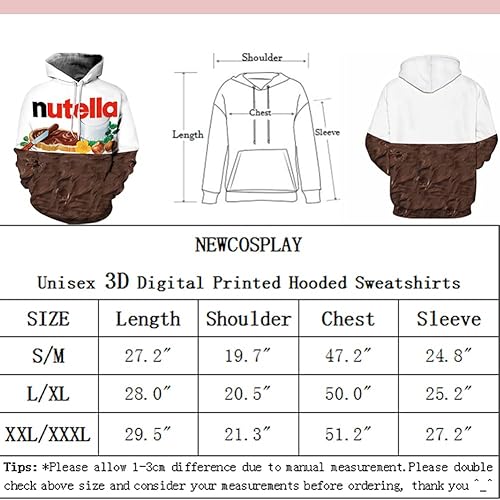 Miniatura 6 de NEWCOSPLAY Unisex 3D Graphic Hoodies for Men Realistic Digital Print Pullover Hoodie Hooded Sweatshirt