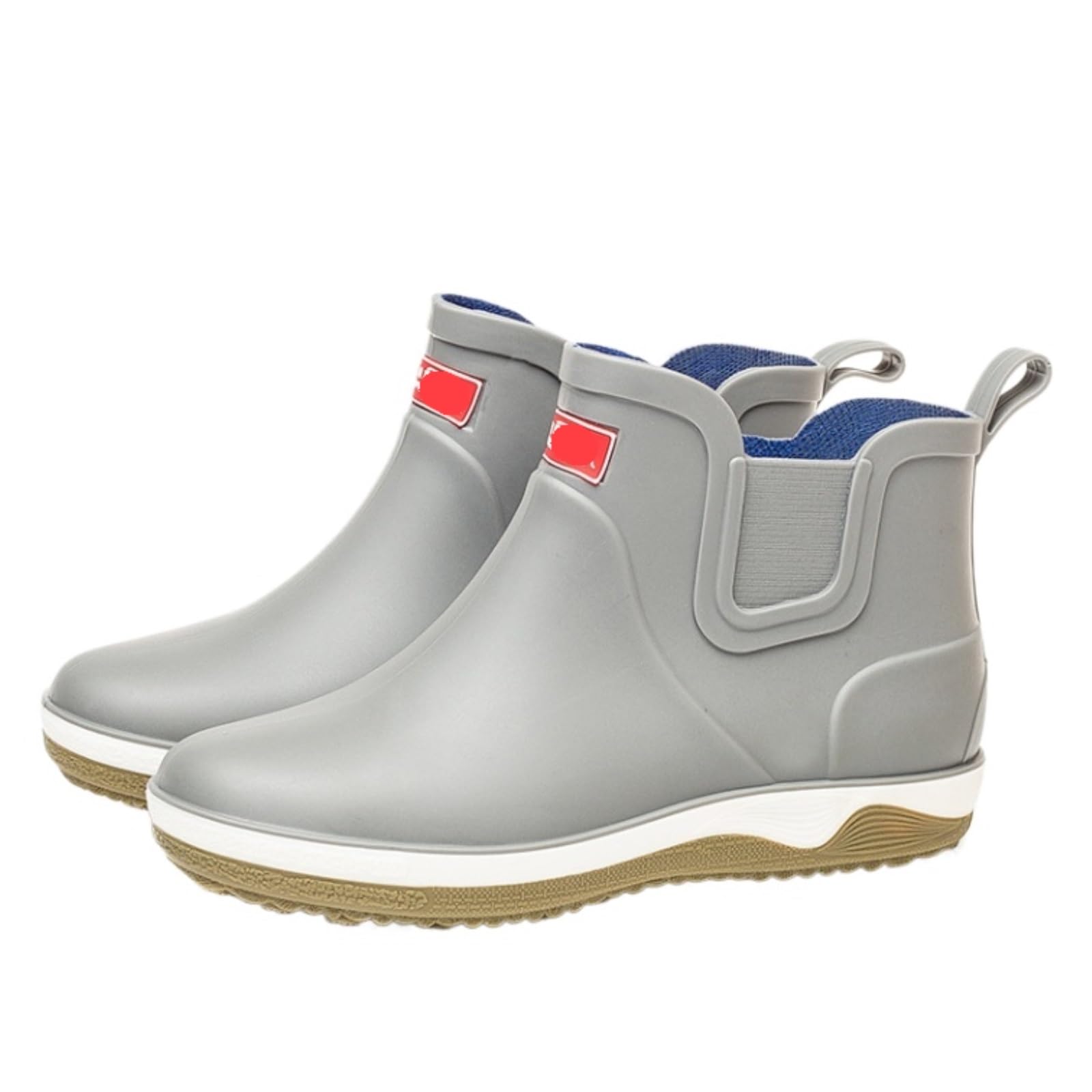 Kalosze Gumowce Lekkie Męskie Krótkie Buty Przeciwdeszczowe Antypoślizgowe Gumowe Do Mycia Samochodu Pogrubione Wody Rain Boot