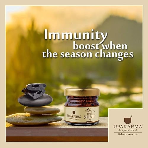 Miniatura 3 de Upakarma Ayurveda (1.06 oz1.04 onzas líquidas) pura y suave resina ShilajitShilajeet con cuchara, fuente natural de ácido fúlvico y oligominerales