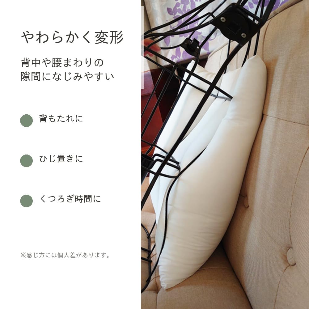 Amazon.co.jp: 蜂屋 HACHIYA ヌードクッション 50×50cm 中身 背当