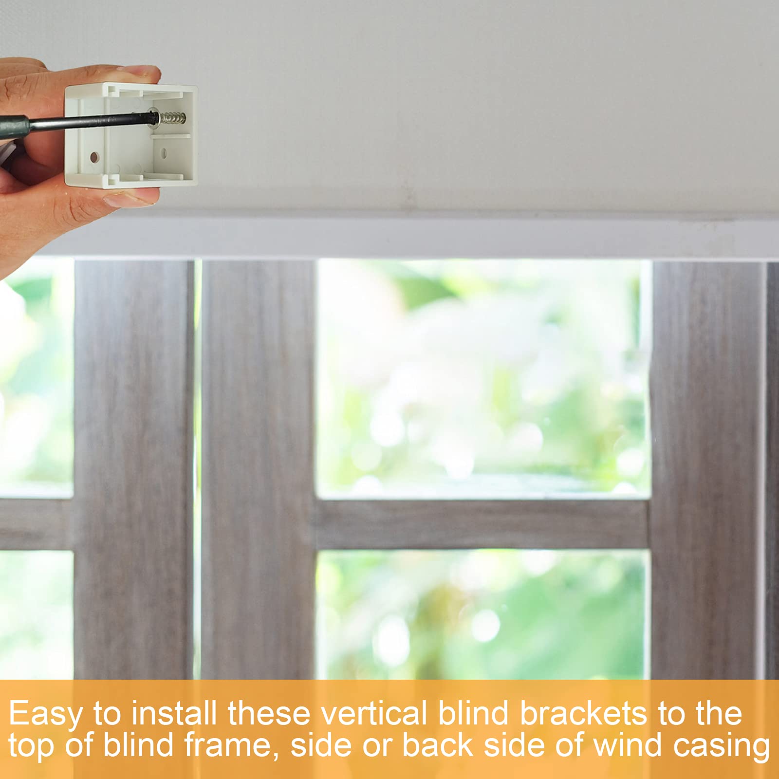 6 Pack 1 Inch Blind Brackets Vertical Blind Brackets Vertical Blind