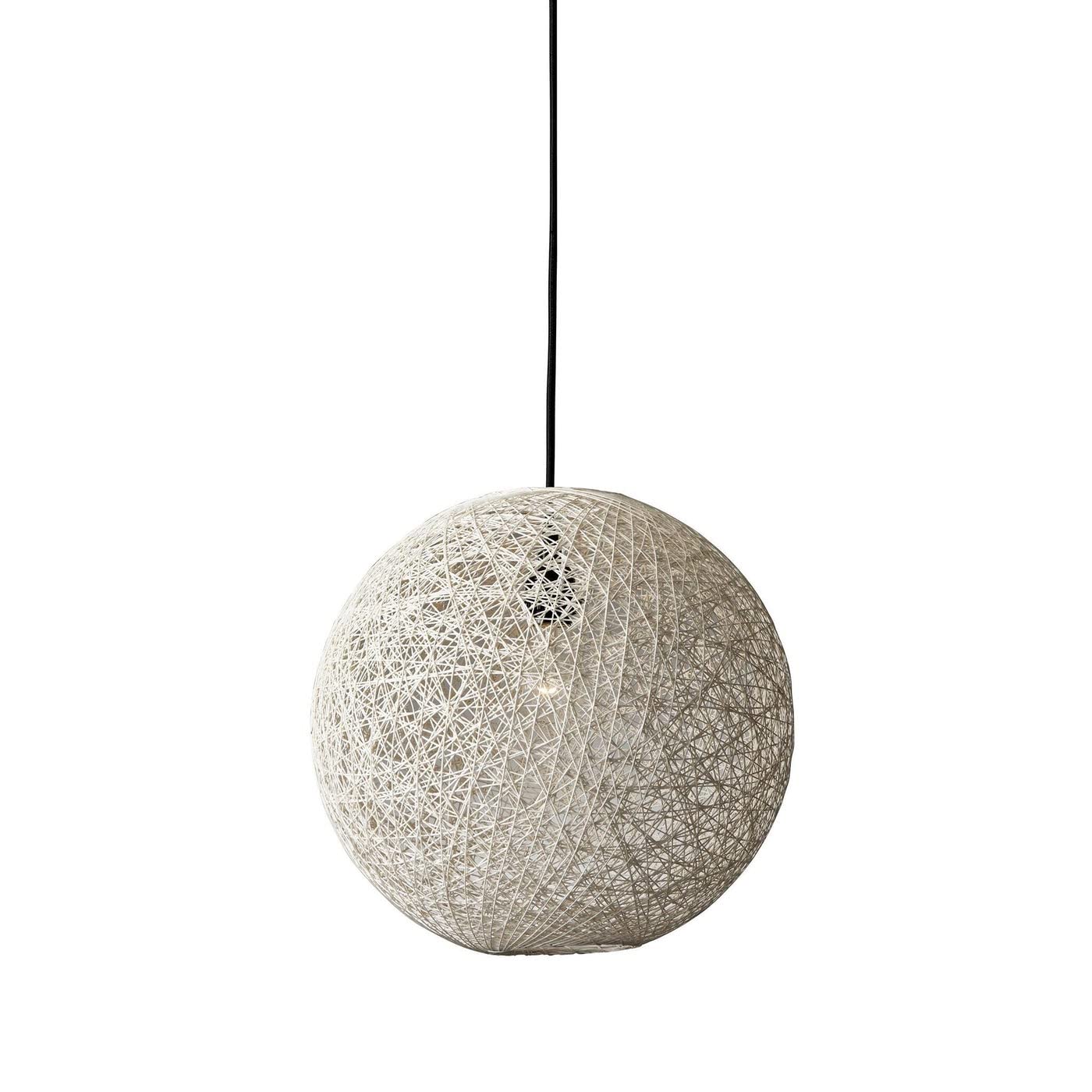 Photo 1 of Adesso 4311-12 Havana Large Pendant Light, 13.5 in., 100W Incandescent/20W CFL, Cream Finish, 1 Hanging Light Large Pendant Lamp