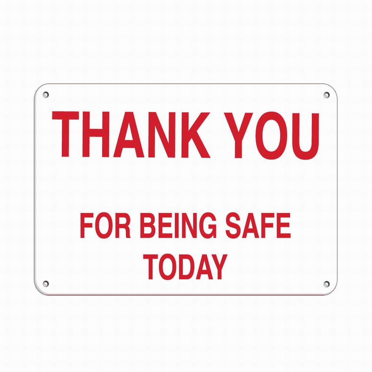 Buy DAOLEG Thank You for Being Safe Today Hazard Sign Safety Slogans