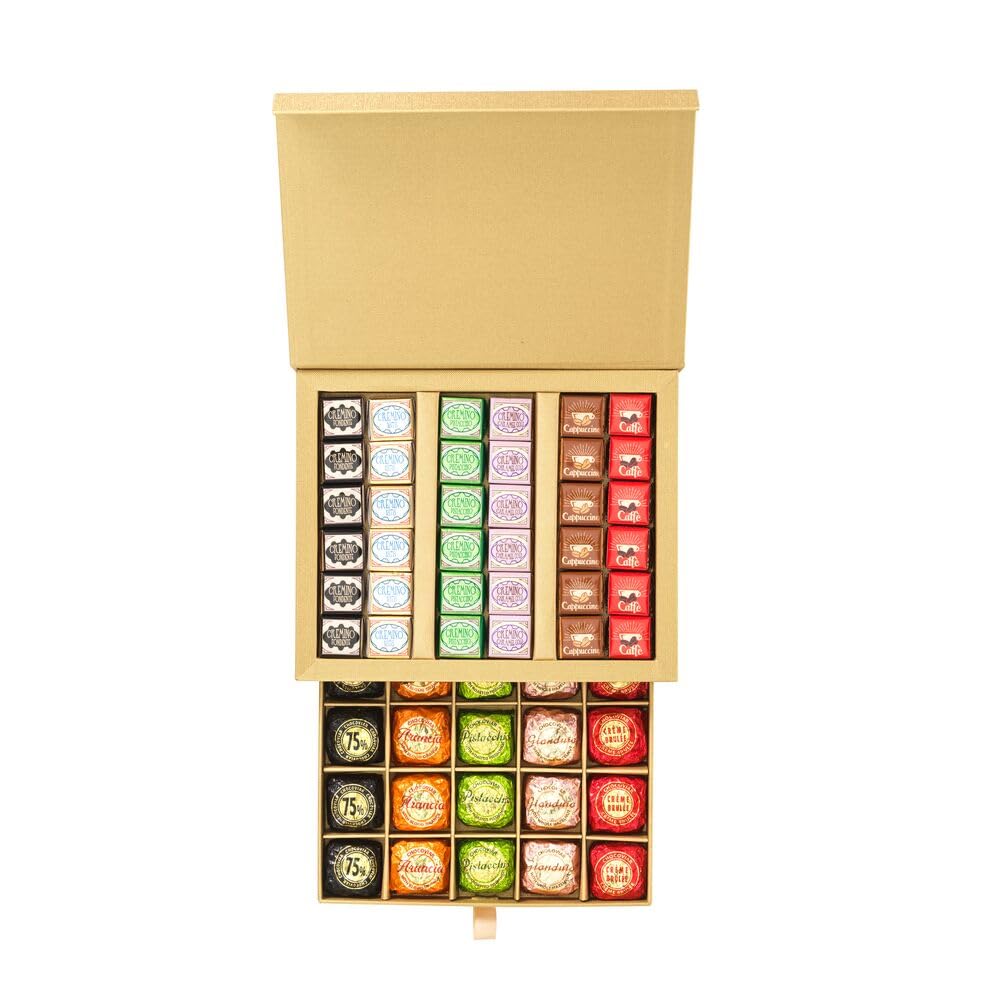Venchi - Coffret Cadeau Prestige avec Chocolats Assortis, 750 g - Idée Cadeau - Sans Gluten