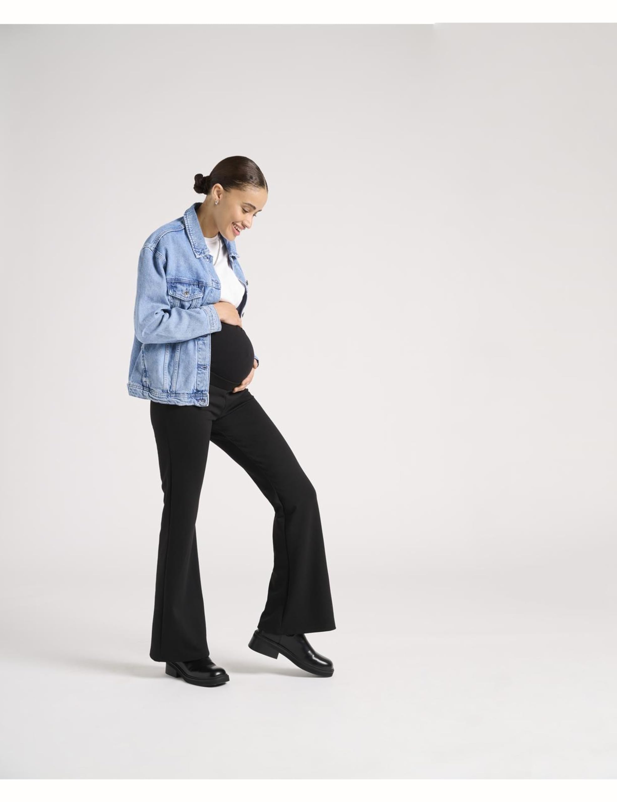 ONLY MATERNITY Women's Olmfever Stretch Flaired Pants Jrs Pants