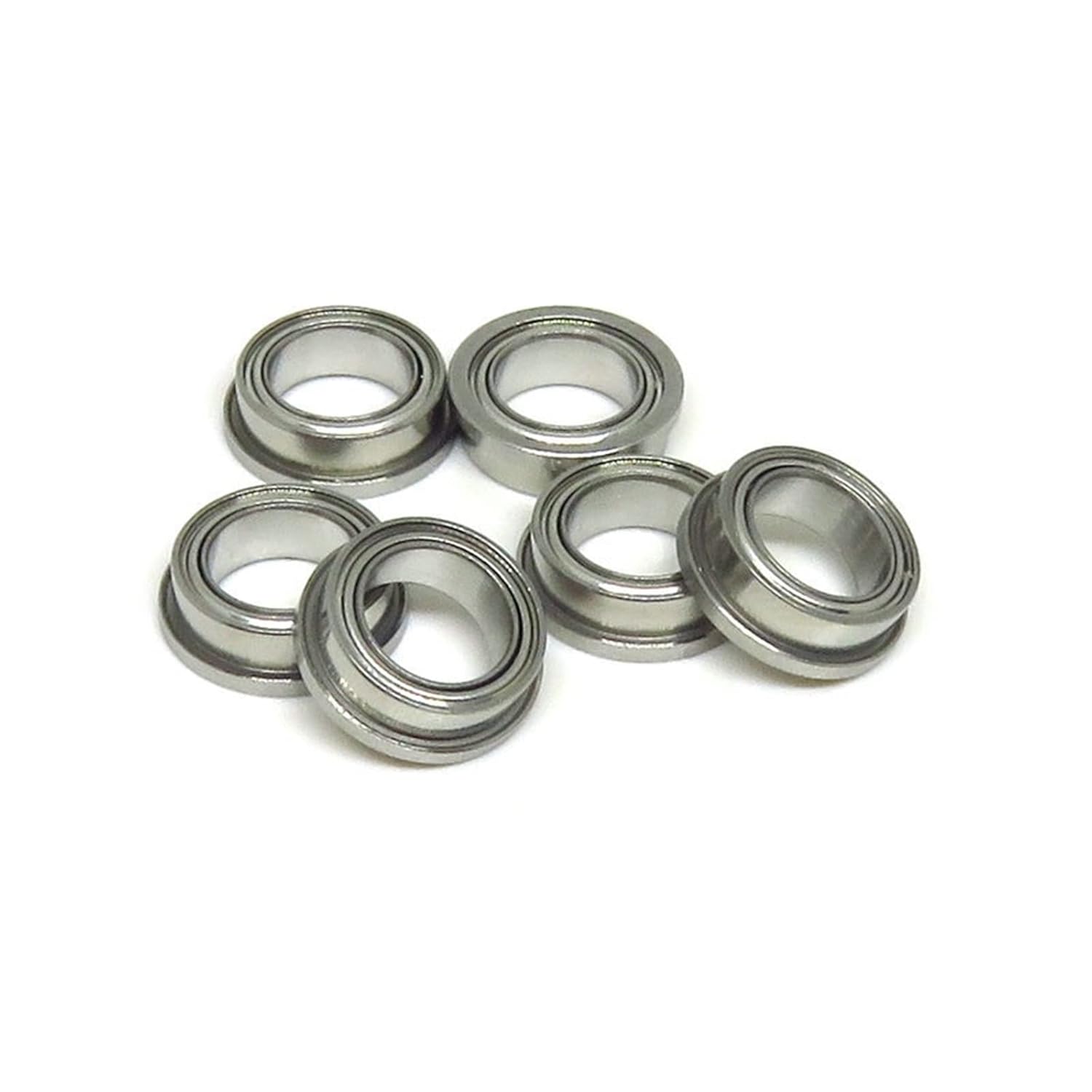 2.38x4.762x2.38mm SFR133C ZZ Stainless Steel Flange Hybrid Ceramic Bearing R133 FR133 SFR133 Z Inch Flanged Bearing (Size : 1Pcs, Color : SFR168C-ZZ)