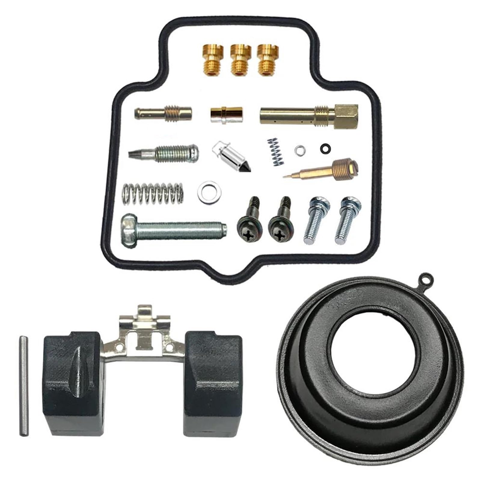 Kit réparation carburateur EN125HUK joint soupape aiguille pointeau moto