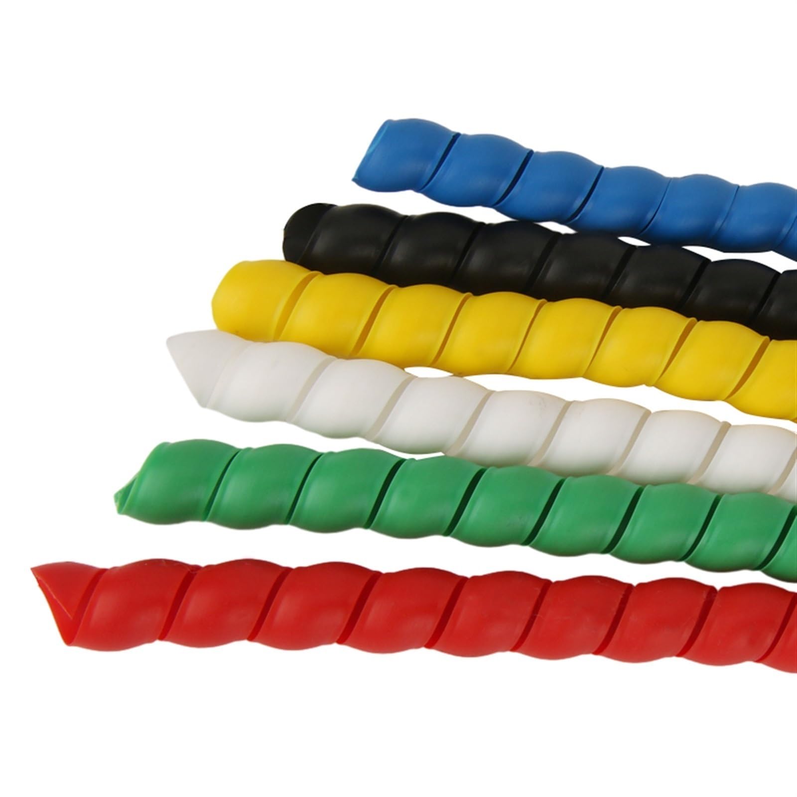 Avvolgicavo a spirale, 2 metri, 8 mm-40 mm, flessibile, manicotto avvolgicavo a spirale, organizzatore di linea, tubo di protezione for avvolgimento cavi, protezione for tubi(Red,ID 40mm)