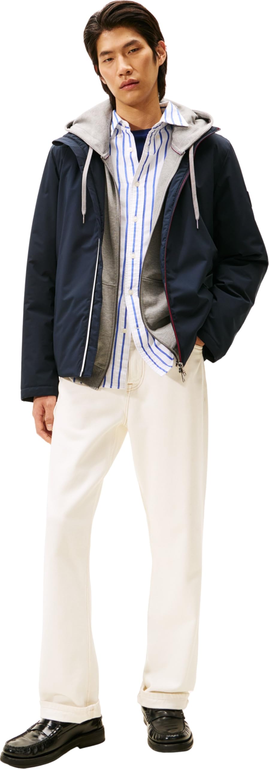Tommy Hilfiger Cortavientos Hombre Hooded ligera
