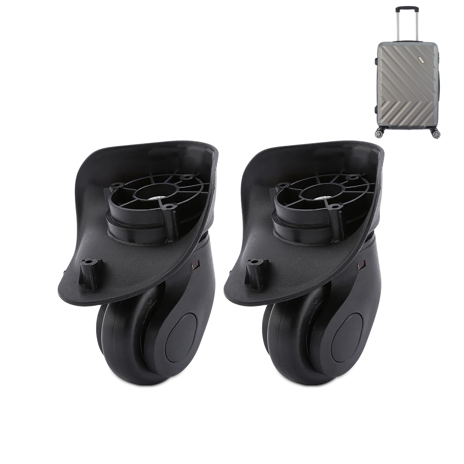 Ruote Di Ricambio Per Valigie - 2 Pezzi In PVC, Doppio Cuscinetto, Silent E Resistenti - Foto 12