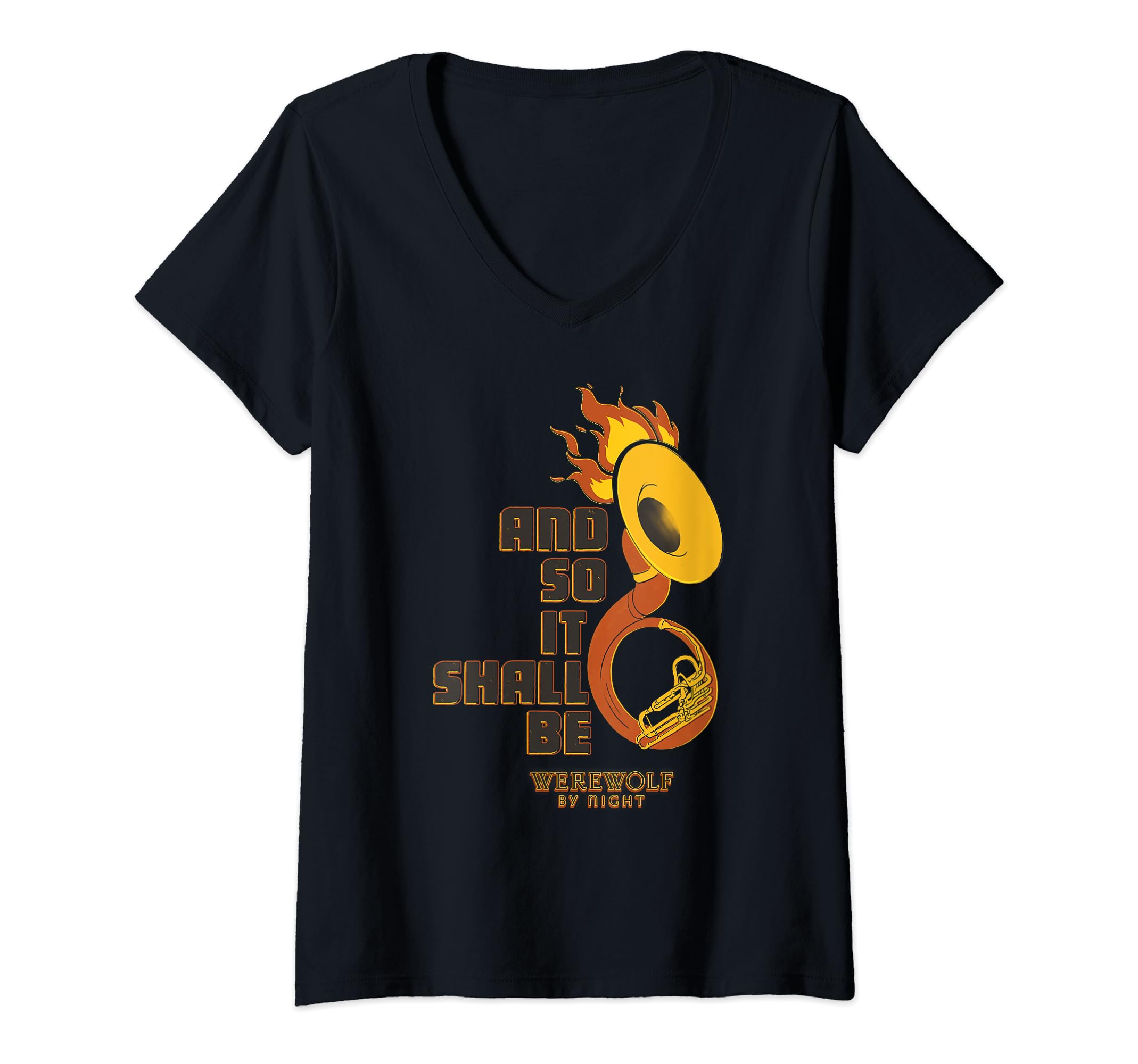 T-shirt V Marvel Werewolf by Night And So It Shall Be Sousaphone noir - 2