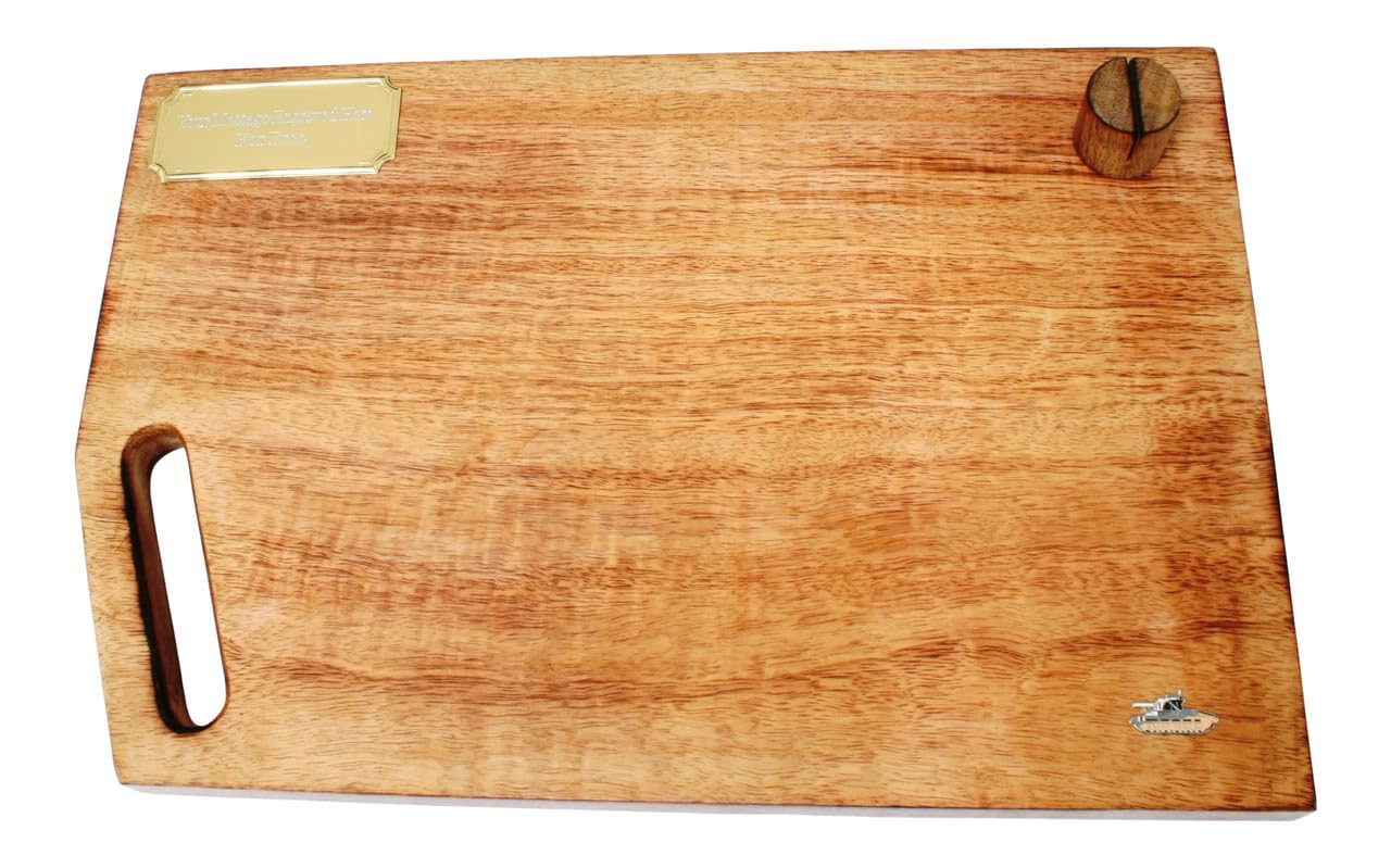 Scorpion Tank Solid Wood Chopping Cutting Board & Utensil Holder Free Engraving 639
