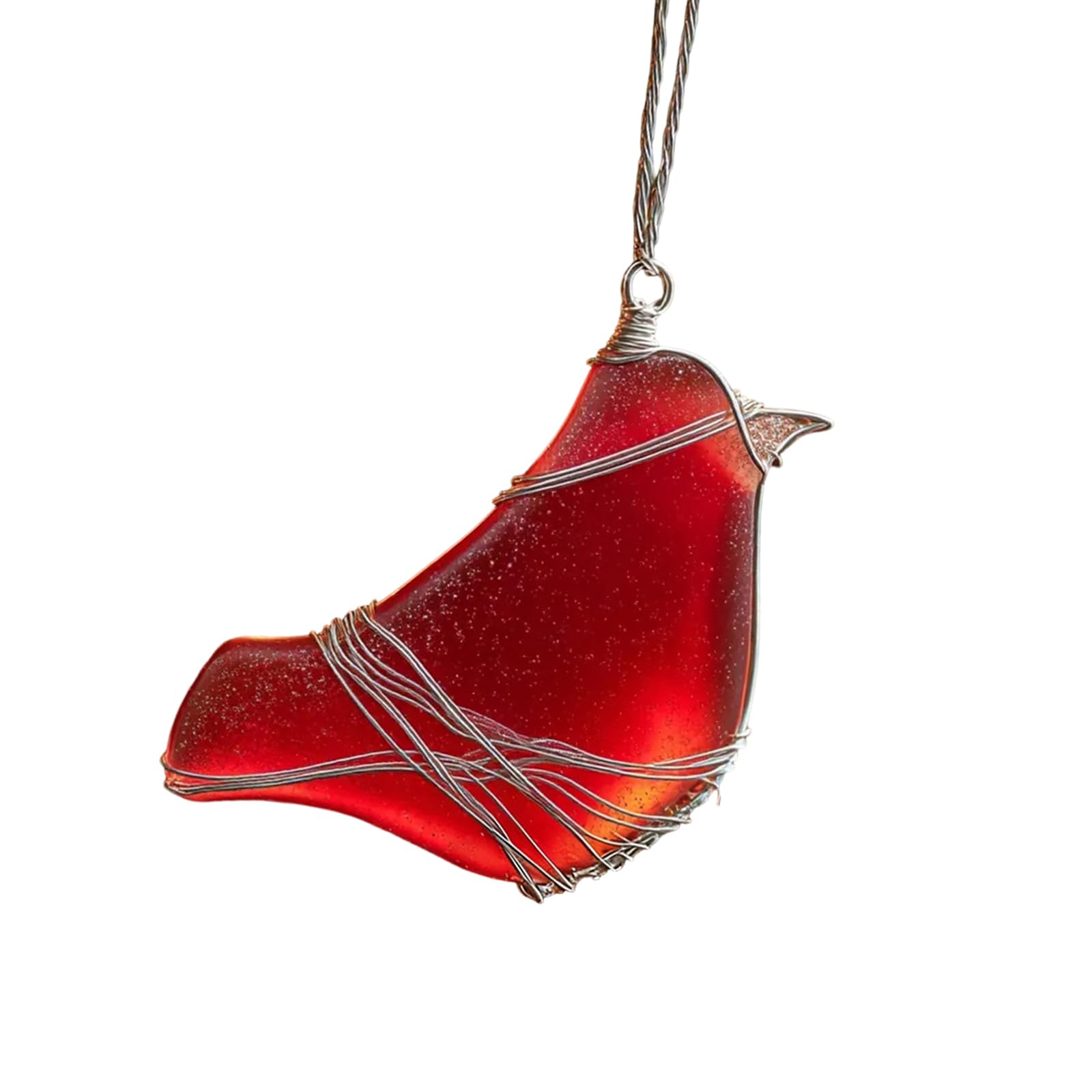 Tsophreniq Bird Ornament for Christmas Tree Decorations Bird Watcher Collections Handcrafted Hanging Christmas Tree