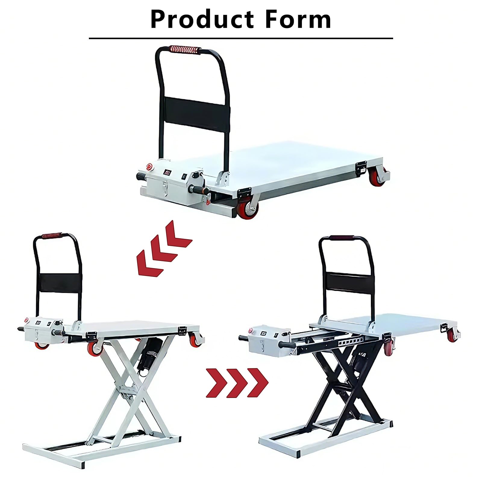 Hydrauliczny podnośnik nożycowy wózek stołowy o udźwigu 200 kg do