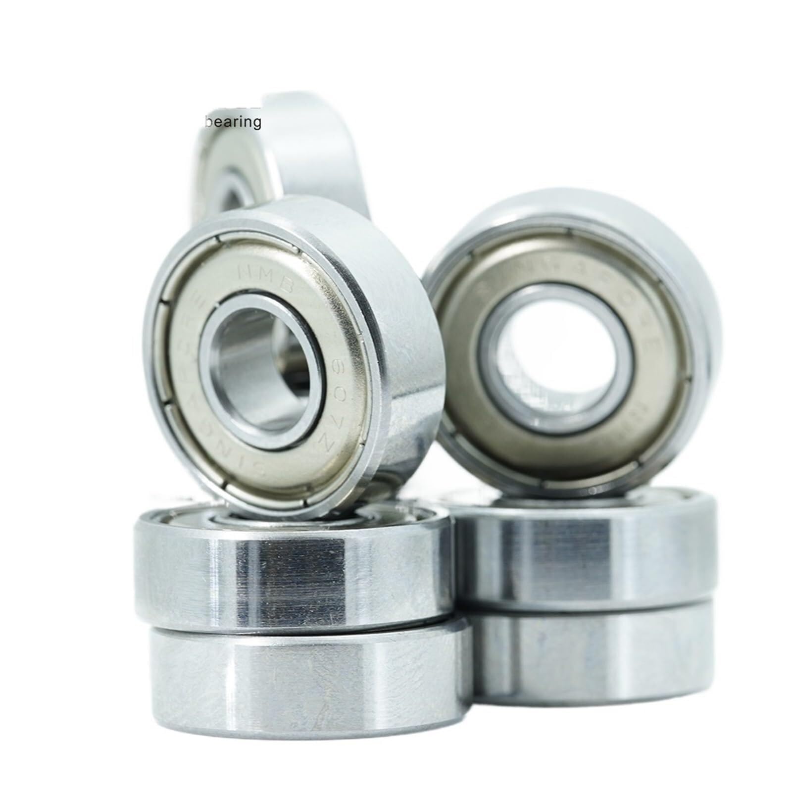 Industrial Shaft Bearings, 607ZZ Bearing ABEC-5 10PCS 7x19x6 MM Miniature 607Z Ball Bearings 607 ZZ EMQ Z3 V3