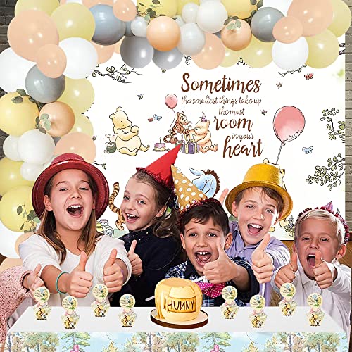 Classic Winnie Baby Shower Decorations, Winnie Party Balloons Garland Arch Kit, Winnie Party Decorations, Winnie Party Supplies, Winnie Party Favors - Thumbnail 6