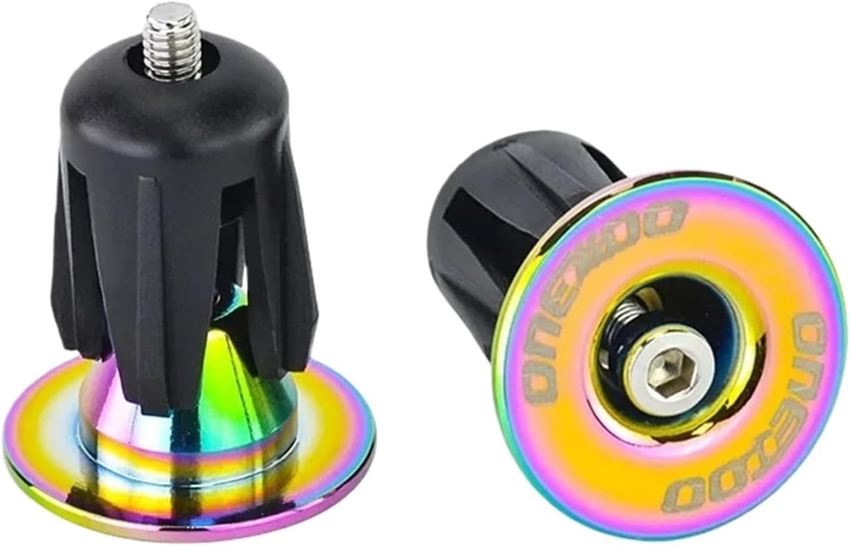 Motorcycle Handlebar End Plug 1 Pair Handlebar End Plugs Aluminum Alloy Bar End Cap Motorcycle Accessories Lock Handle Cover.