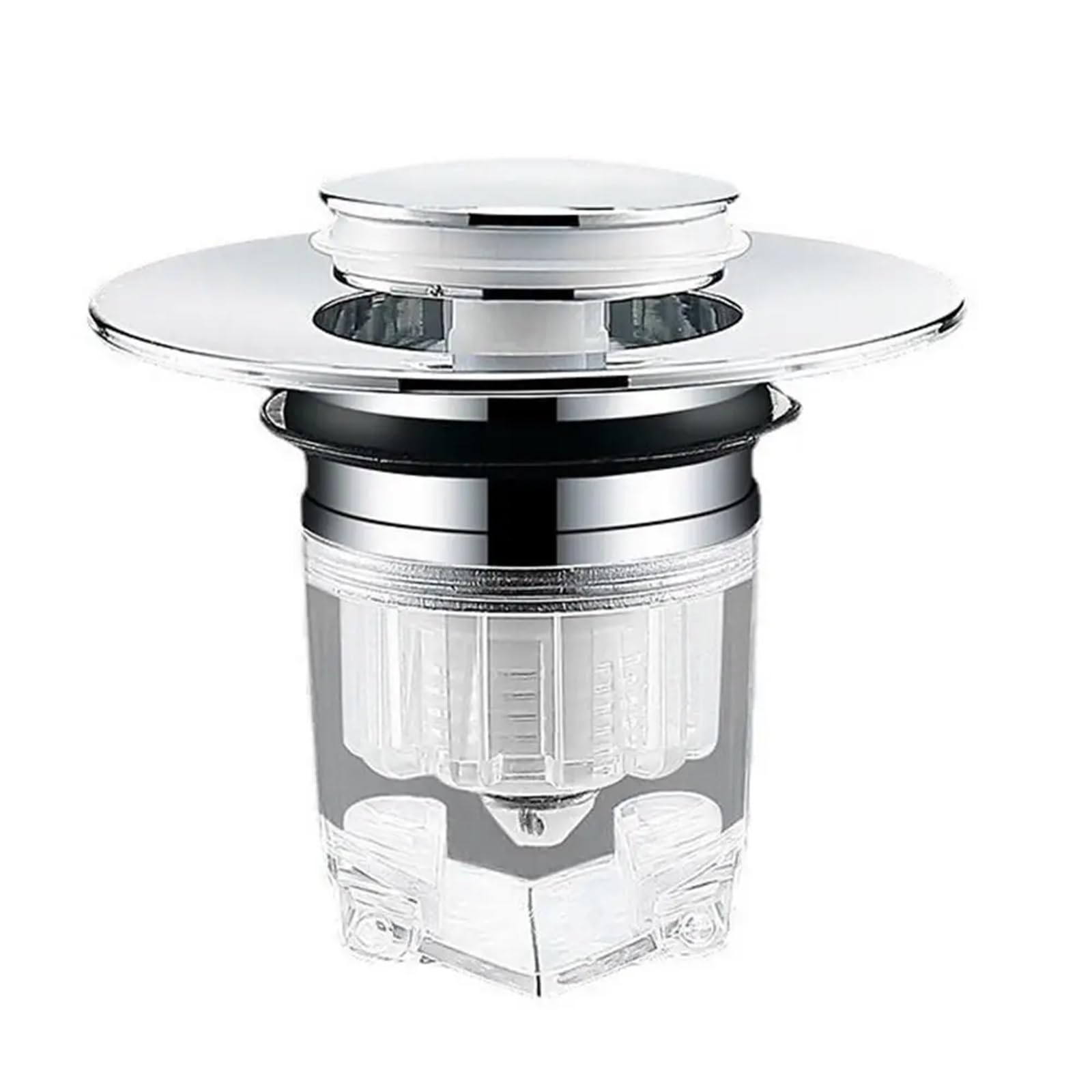 Rtbvghjik Color 1 Bathroom Stainless Steel Pop-Up Bounce Core Basin Drain Filter Hair Catcher Shower Sink Strainer Bath Stopper Tool For Bathroom Sinks