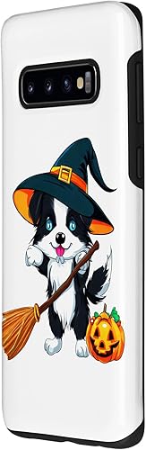 Miniatura 2 de Galaxy S10 Border Collie Witches Halloween Costume For Lover Dog Case