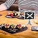 Mini Chalkboard Signs - Set of 20 Small Decorative Wooden Blackboards with Easel Stand for Catering Buffet Food Labels, Message Cards, Party Decorations, Wedding Event Table Numbers, DIY Markers