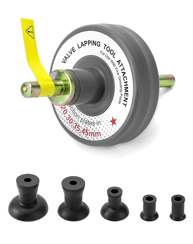 Kit de Ferramenta para Assentamento de Válvulas QWORK com 5 Ventosas e Rotação de 1.000 a 1.250 rpm