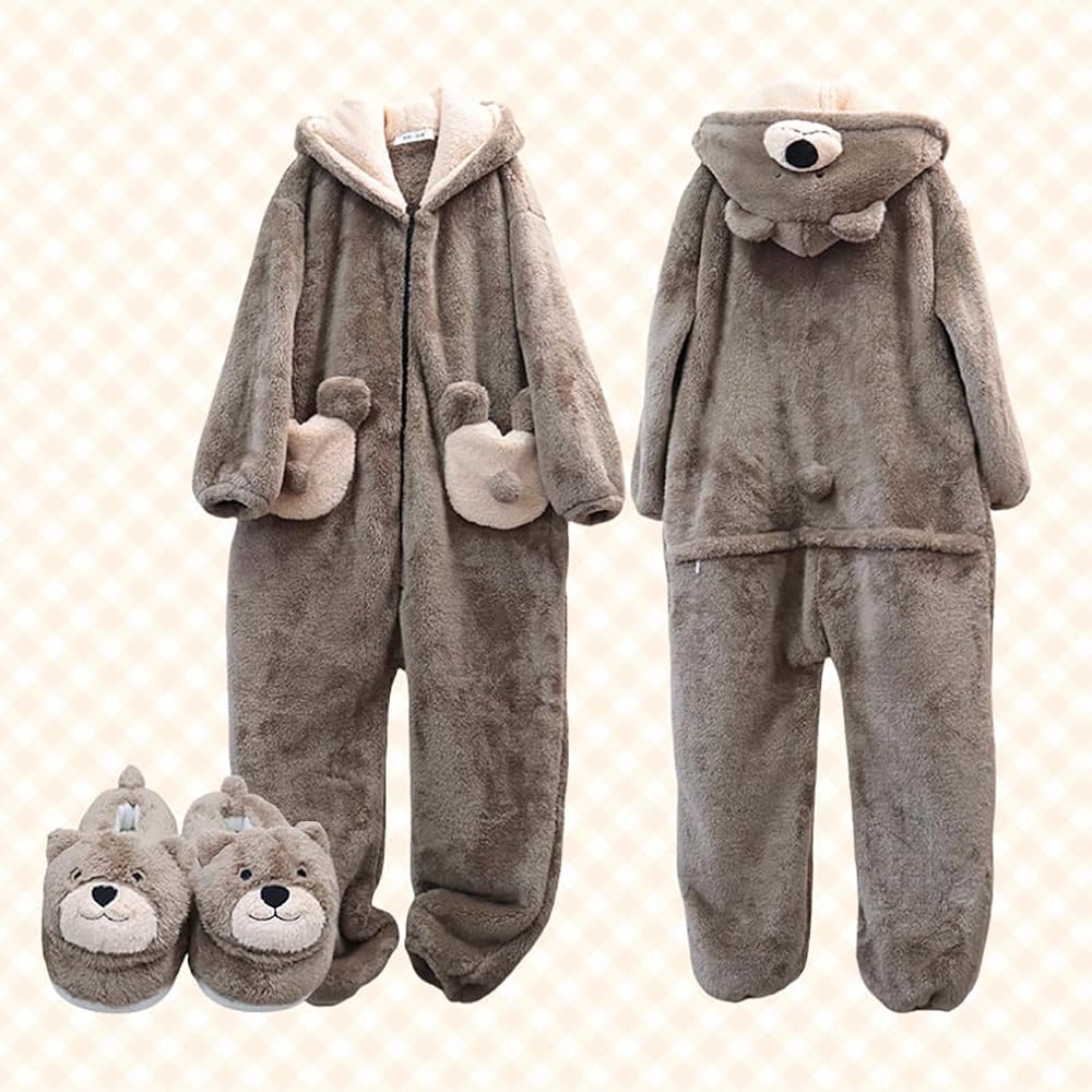 Amazon | [MTKCNTL] ルームウェア カップル 着ぐるみ もこもこ