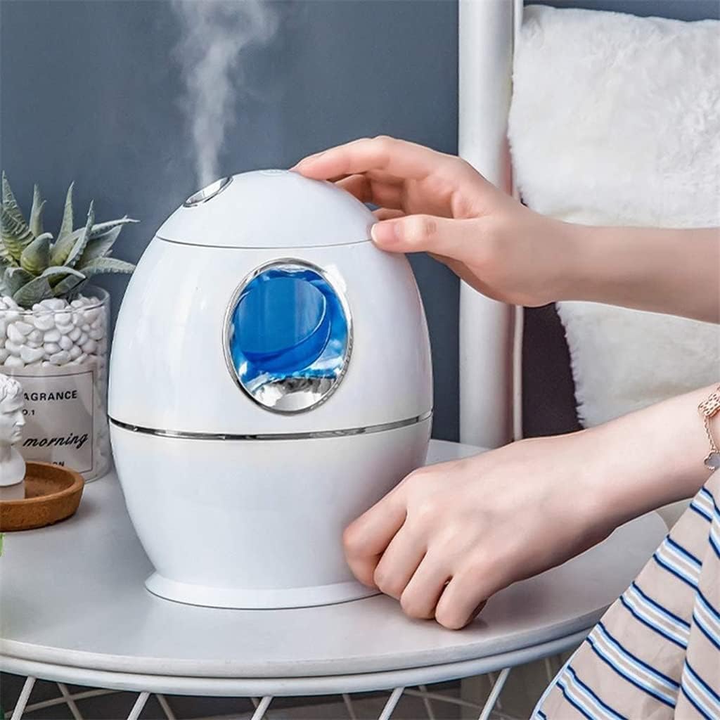 800Ml Large Capacity Air Humidifier Aroma Diffuser Cool Water Mist Diffuser for LED Night light Office Home(Onecolor)