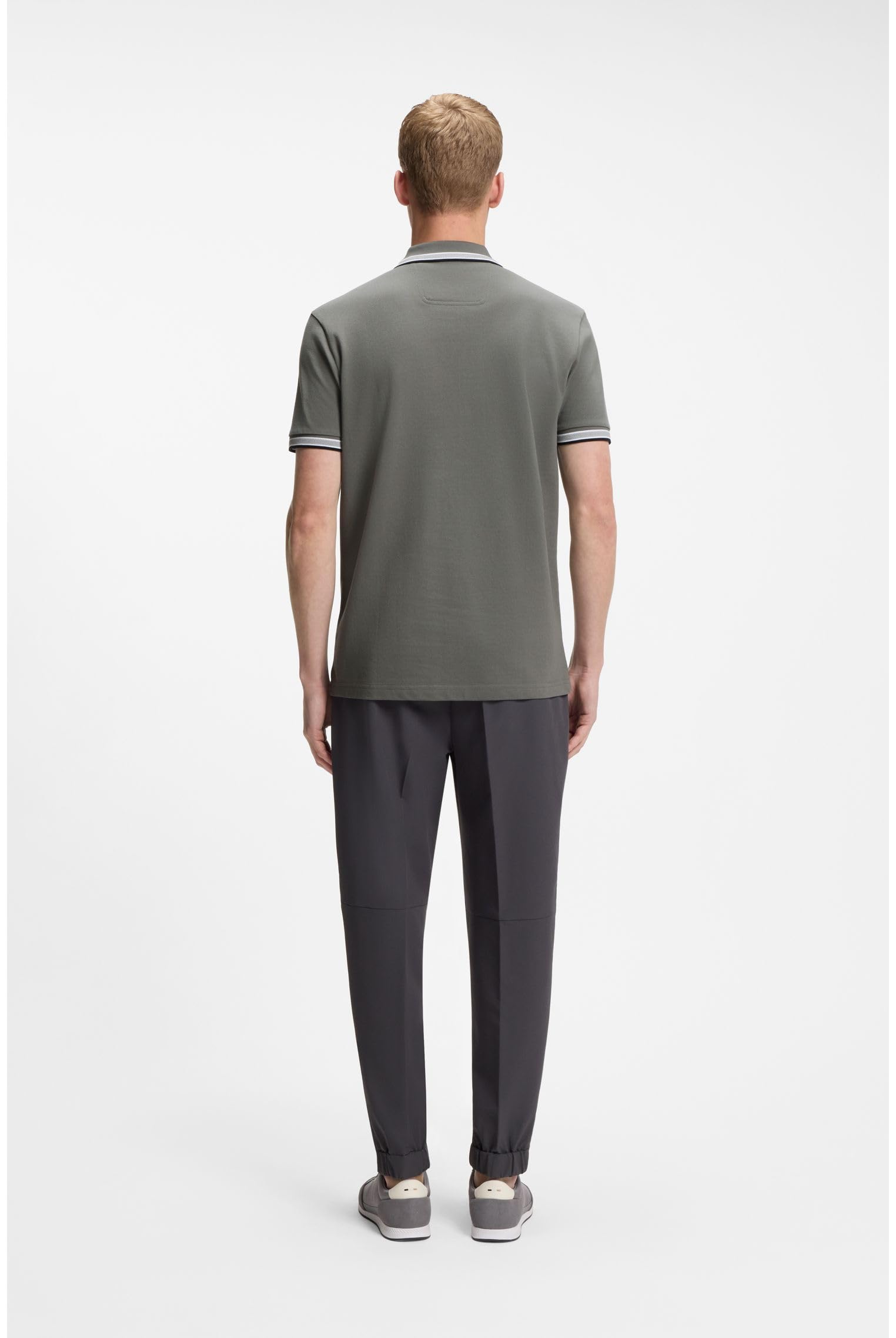 Boss GREEN Poloshirt Paddy Regular Fit atmungsaktive Piqué-Webstruktur – Bild 4