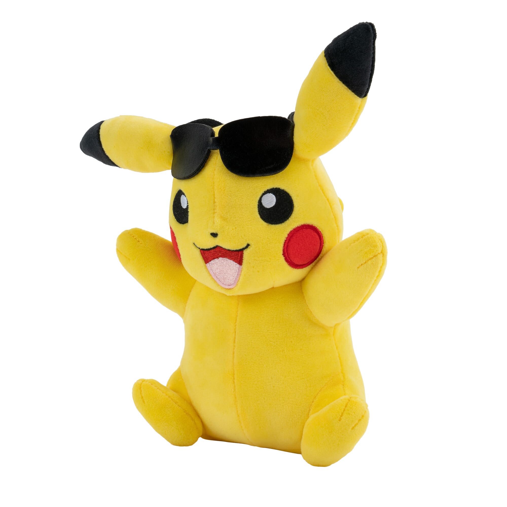 Pokémon Pikachu Plush with Purple Flower - 8-Inch Pikachu Plush with Unique Accessory
