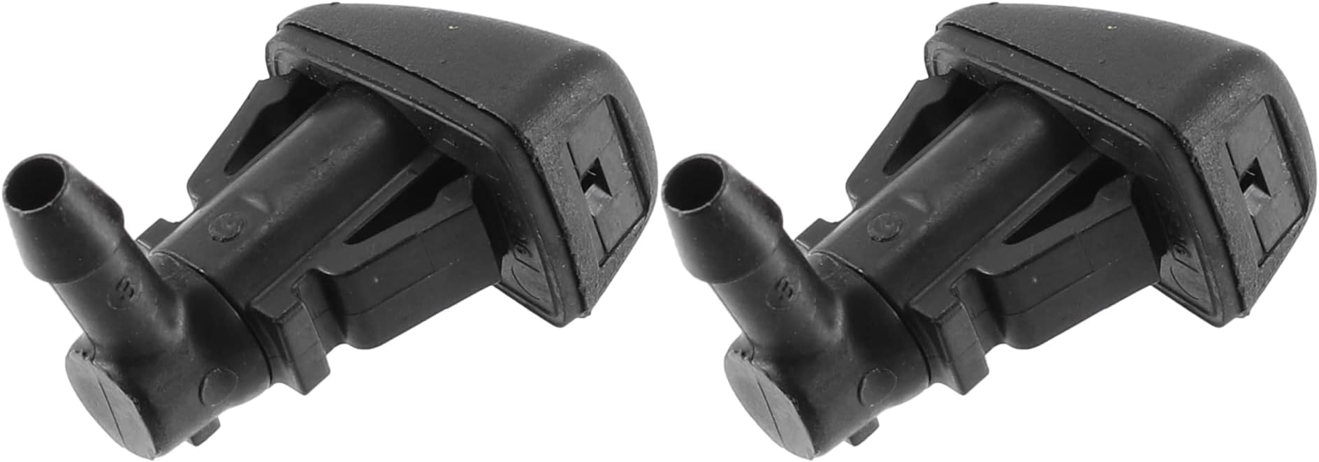 ACROPIX Front Car Windshield Washer Nozzle Wiper Spray Jet Fit for Chevrolet Cruze - Pack of 2 Black