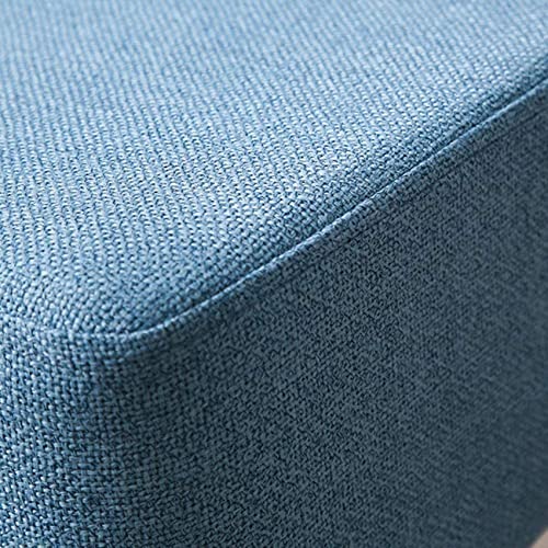 Relaxation et rangement : le pouf repose-pieds en lin doux