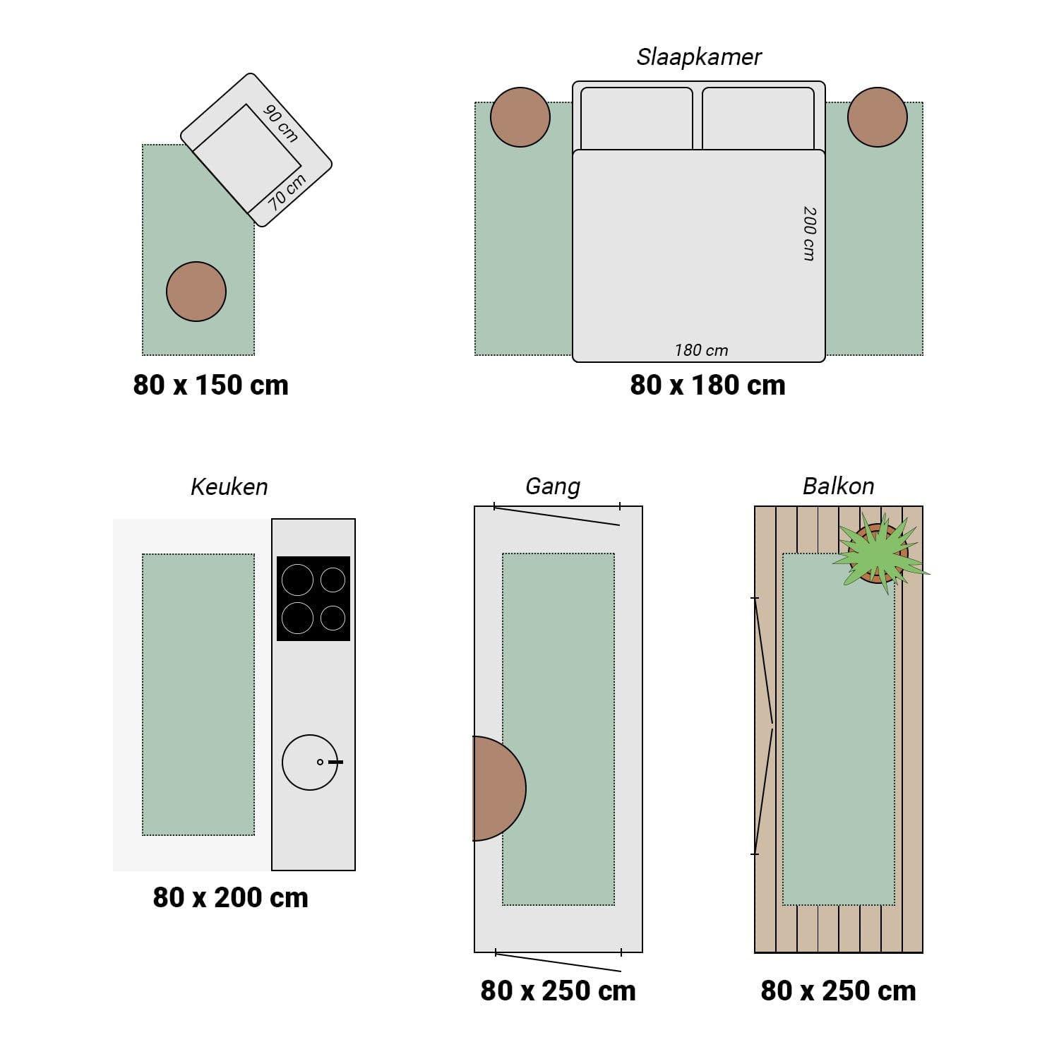 FRAAI | Home & Living Dywan na balkon - Sierra Border Beżowy/Kremowy - Wodoodporny - Polipropylen - Taras - Dywan