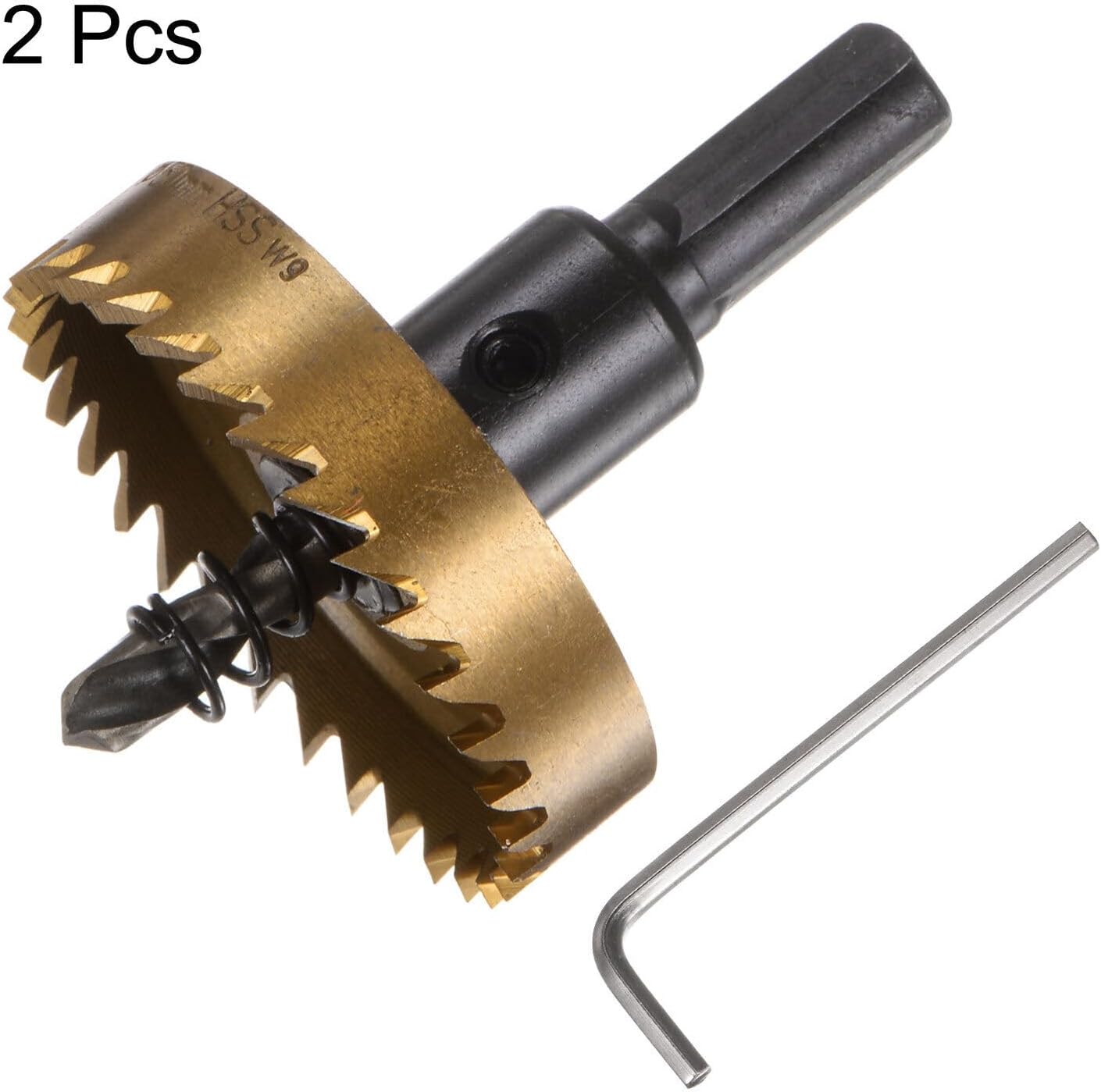 Toolparts And Accessories 2pcs 50mm M35 HSS (High Speed Steel) Hole Saws Drill Bits For Stainless Steel (#CN#130824-08882)