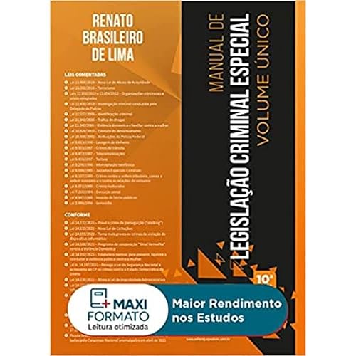 Manual de Legislação Criminal Especial