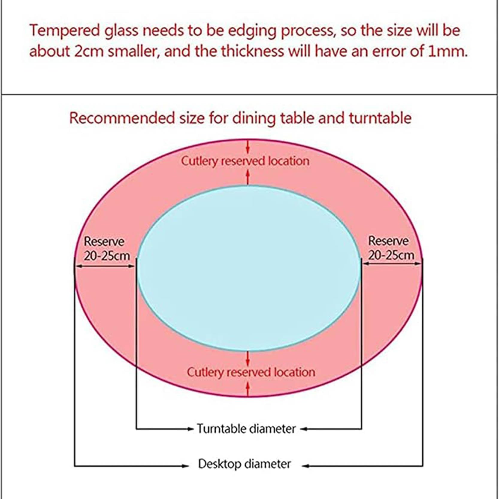 Vassoio Girevole Nero per centrotavola, Piatto Girevole Lazy Susan in Vetro temperato, Piatto da Portata Girevole Lazy Susan con Piano Rotondo, Grande Lazy Susan con Rotazione silenziosa e f