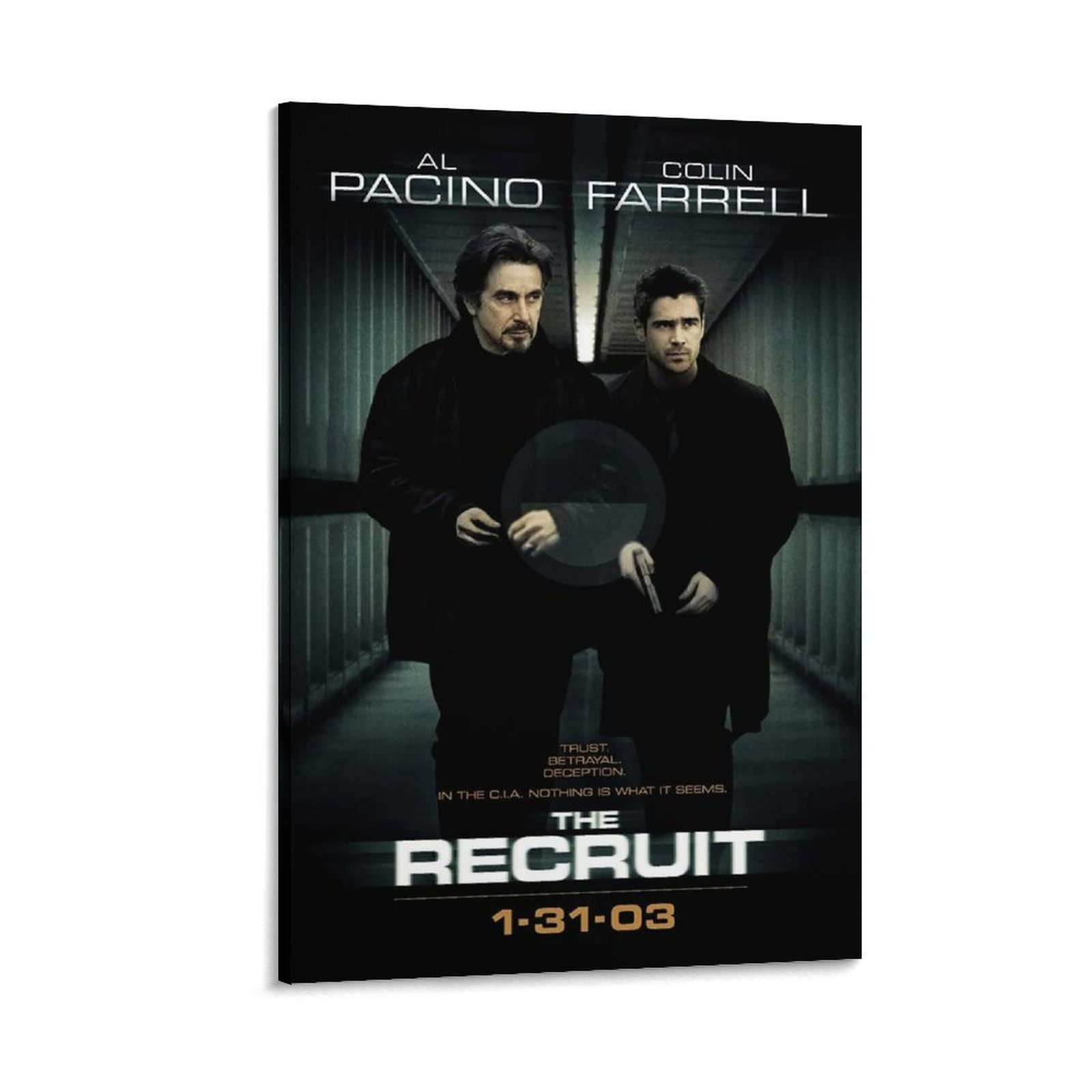 Poster su tela con stampa artistica da parete e film d'azione recruit Modern Family Bedroom Decor Poster 50 x 75 cm