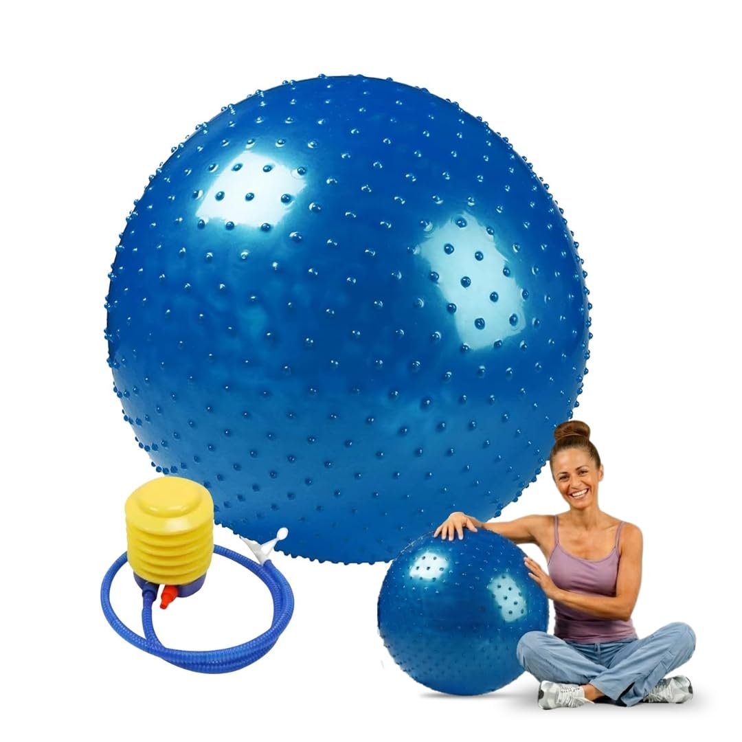 Endless Piłka do jogi zapobiegająca pękaniu, gruba piłka gimnastyczna PCW do fitnessu, pilatesu, stabilności i treningu domowego, krzesło balansowe dla mężczyzn i kobiet