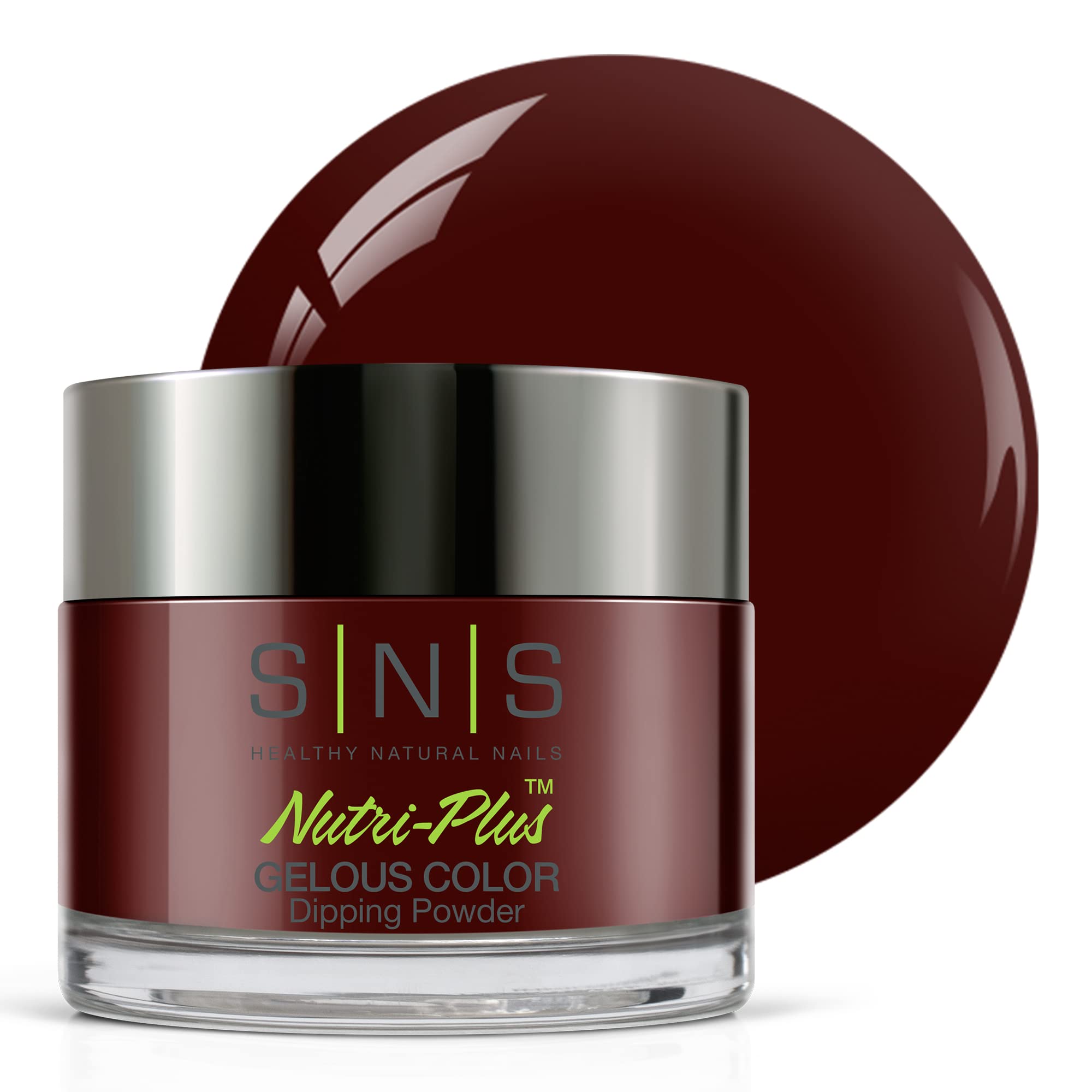 SNS Nail Dip Powder, Gelous Color Dipping Powder - American Made (Red) - Long-Lasting Acrylic Nail Color Lasts 14 Days - Low Odor & No UV Lamp