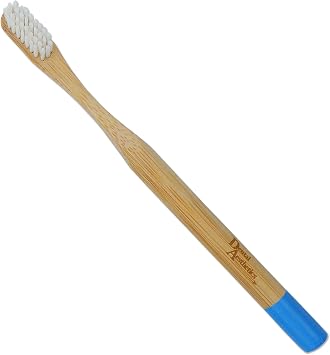 Bamboo Toothbrushes x 28 ~ Bulk Pack Adult Medium Bristles (Black & White)