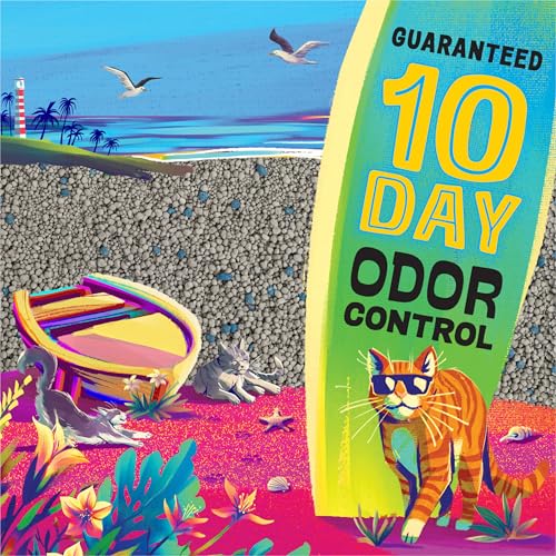 Purina Tidy Cats Bahama Sunset Scented Clumping Cat Litter Odor Control Formula - Image 6