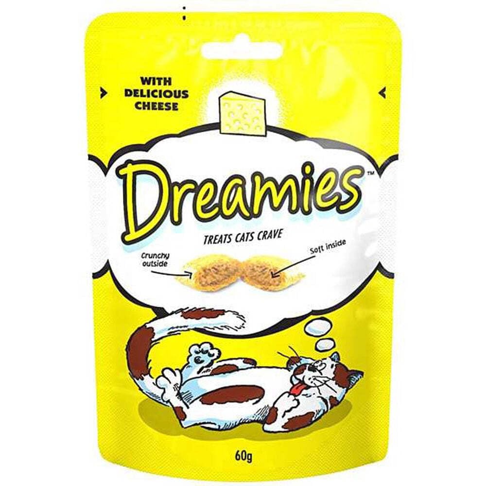 Dreamies Cat Treats Cheese (8 Pack x 60g) PET-546390