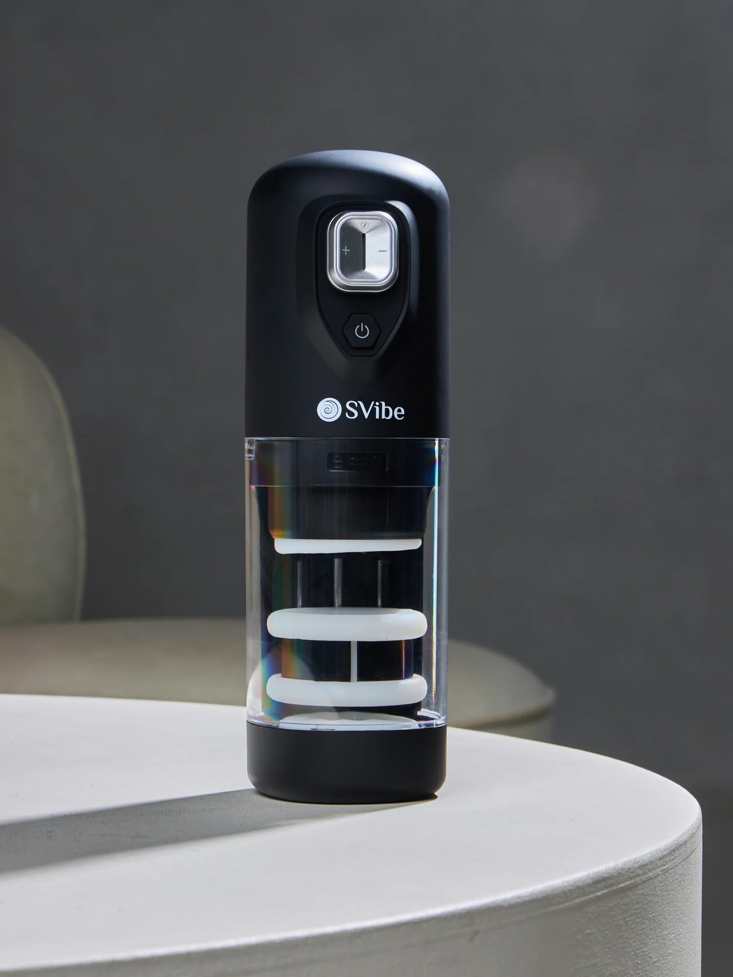 Snail Vibe Pocket Pussy - Svibe Male Sex Toys - Giocattoli automatici per adulti, rotante e vibrante - Masturbatore maschile realistico - Ikon Spark