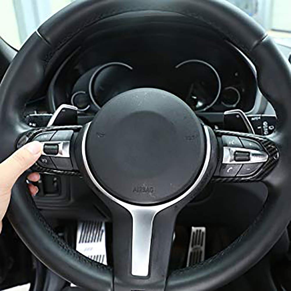 Garniture Volant Fibre Carbone ABS | Pour BMW M-Sport F20 F22 F30 F32 F10 F06 F15 F16 - 2 Pièces