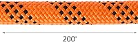 Vista 2 de VEVOR - Cuerda de poliéster de doble trenza de 9/16 pulgadas, 200 pies, cuerda de nailon de tracción de 1100LBS, cuerda de poliéster de alta fuerza