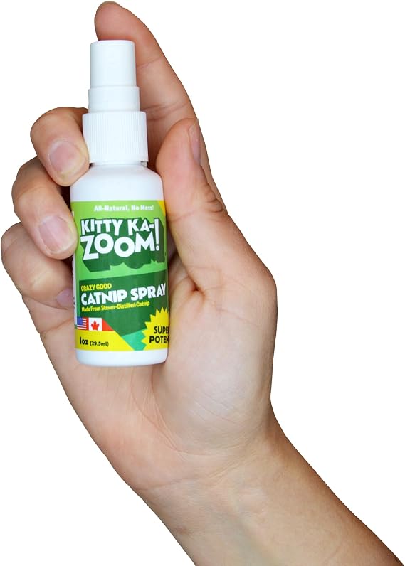 Catnip Spray for Cats, 1 oz | Steam-Distilled Mist