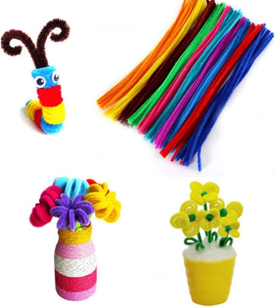 Pipe Cleaners Tool Set 100 pcs Bristle Pipe Cleaners 1pc Pipe Reamers Tamper Cleaning tool 1pc Long Pipe Cleaners Brush 1pc Mini Nylon Brush Set and 2pcs Drinking Straw Cleaning Brushs : Health & Household